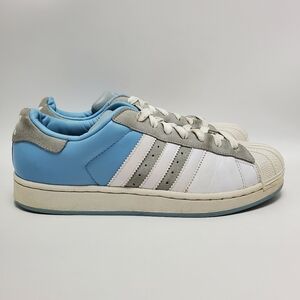 Adidas Originals The Brand With The Three Stripes Blue White Gray Sneakers 9.5